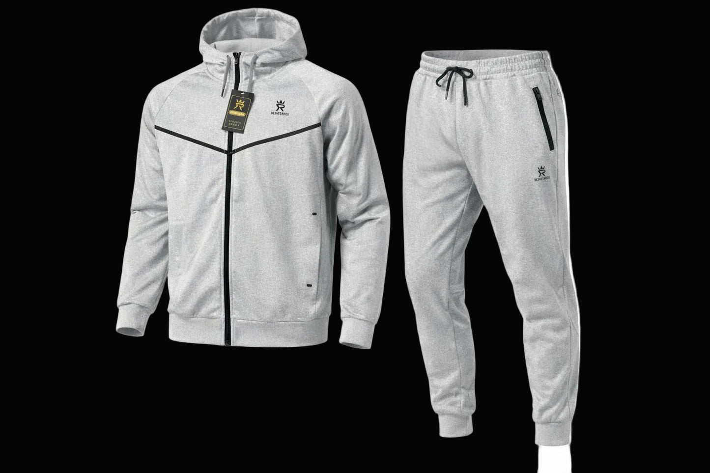 Conjunto fleece gris