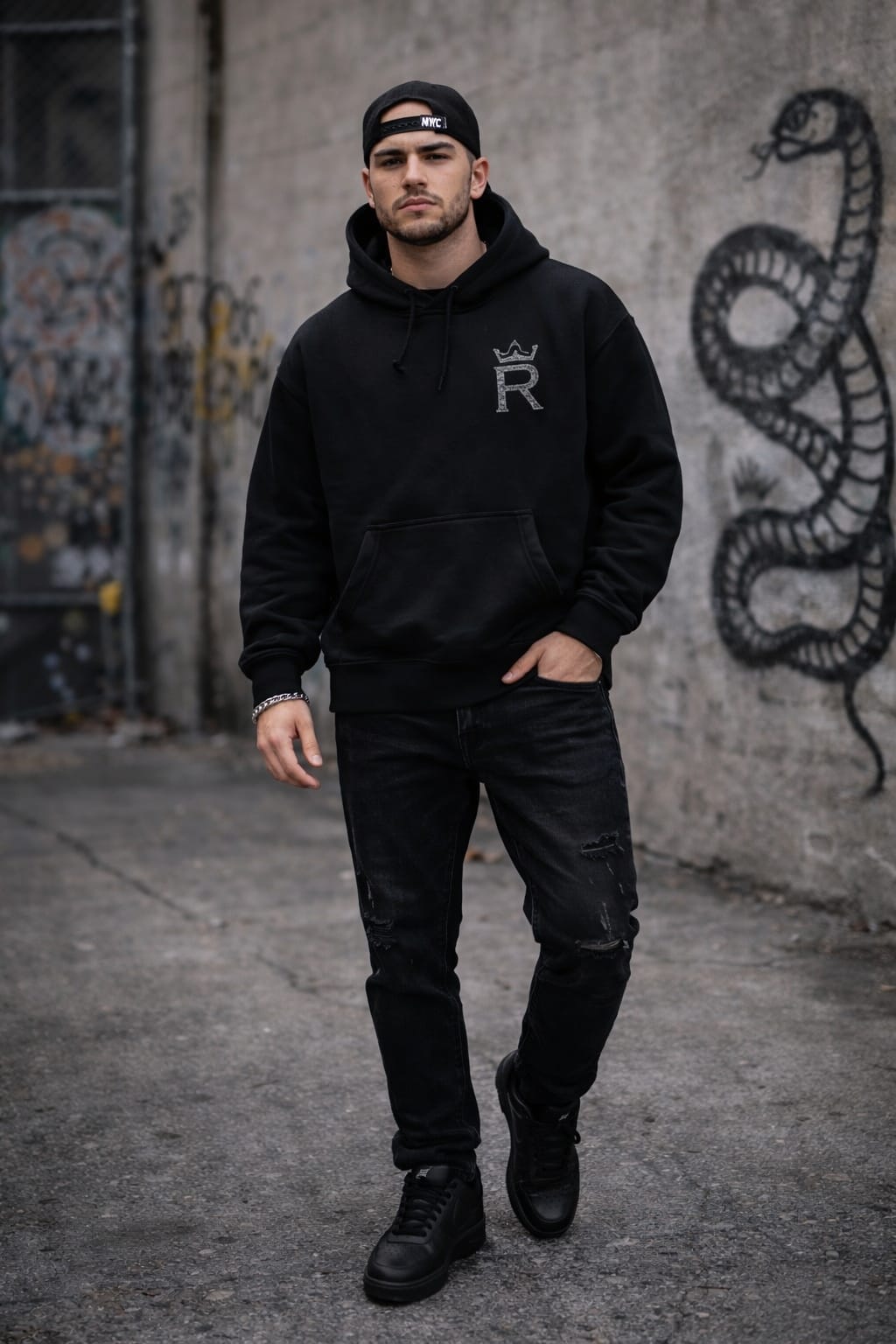 HOODIE BLACK MAMBA