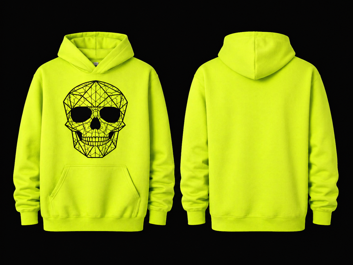 HOODIE NEON SKULL