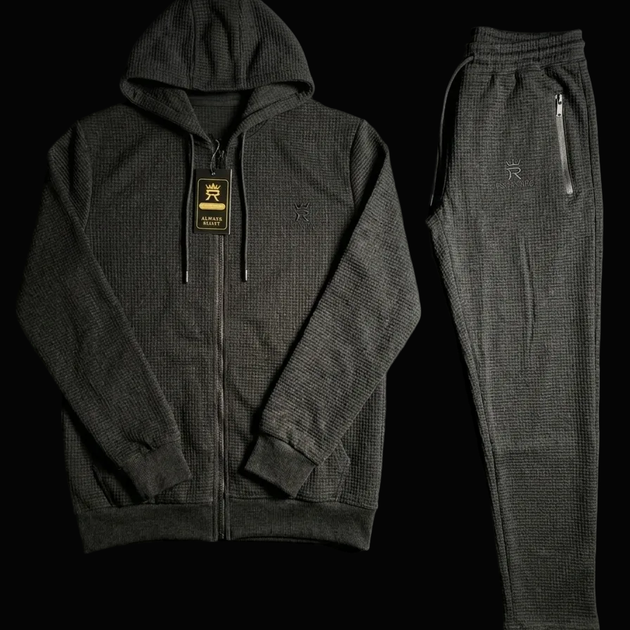 Conjunto Waffle Negro