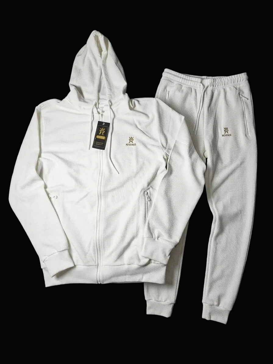 Conjunto Waffle Blanco