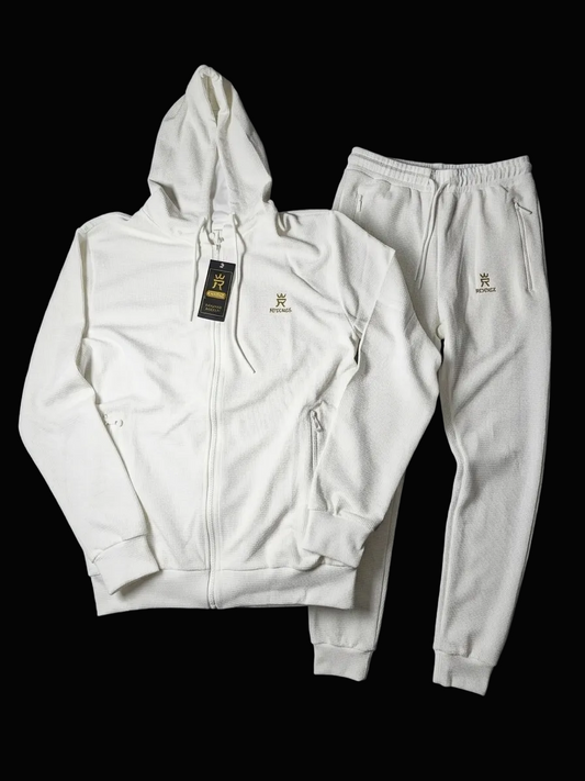 Conjunto Waffle Blanco