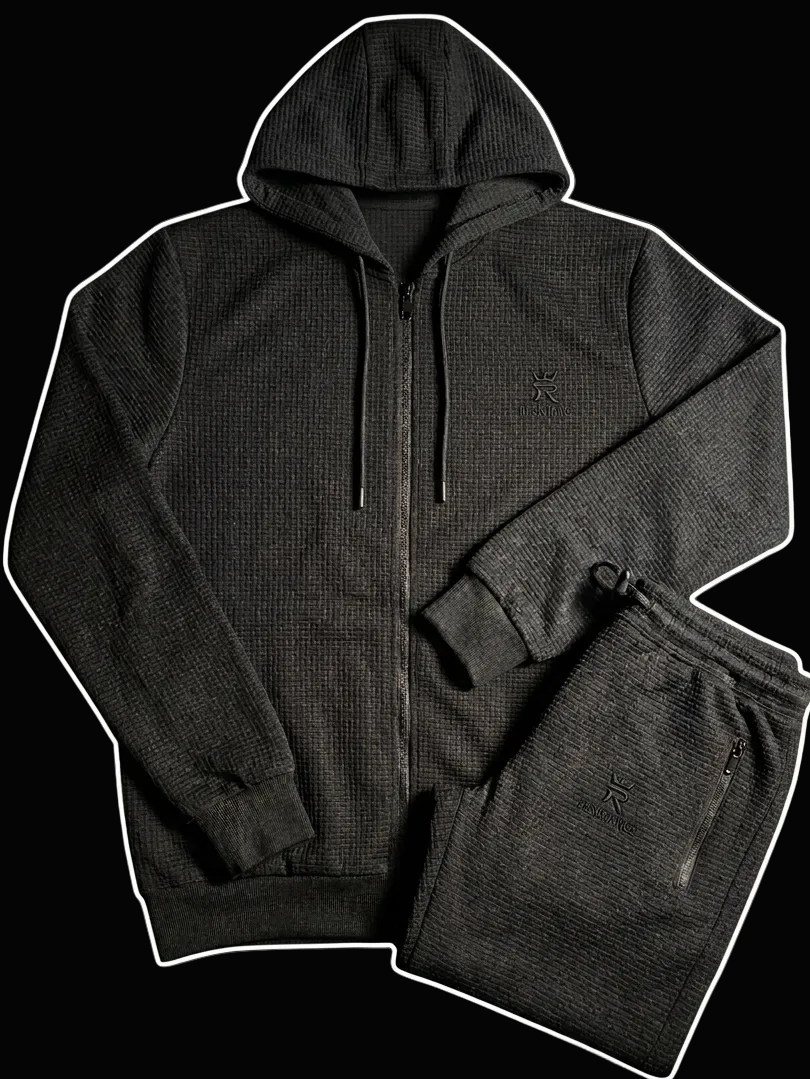 Conjunto Waffle Negro
