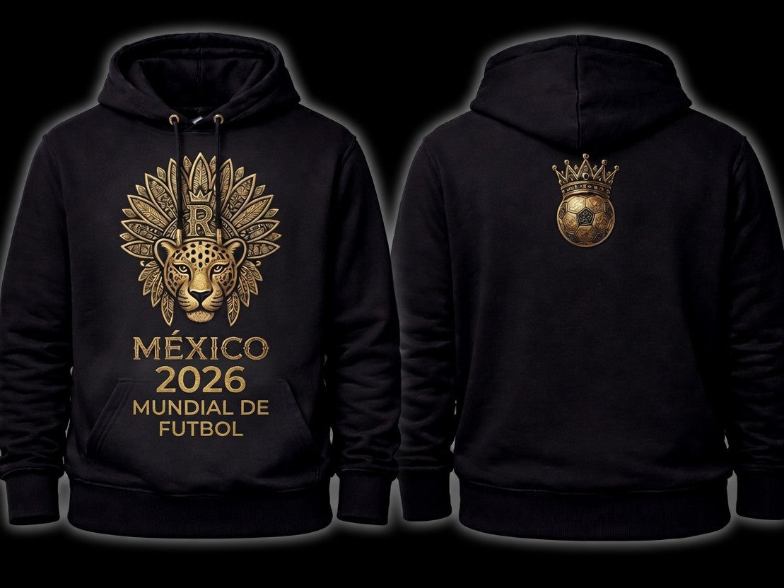 Hoodie negra Guerrero Jaguar