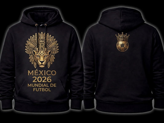 Hoodie negra Guerrero Jaguar