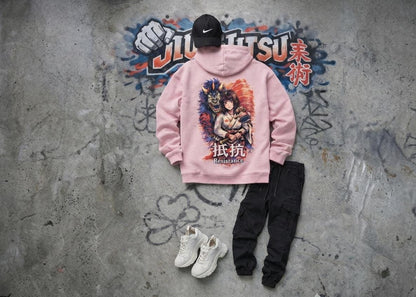 Hoodie Rosa Yukata