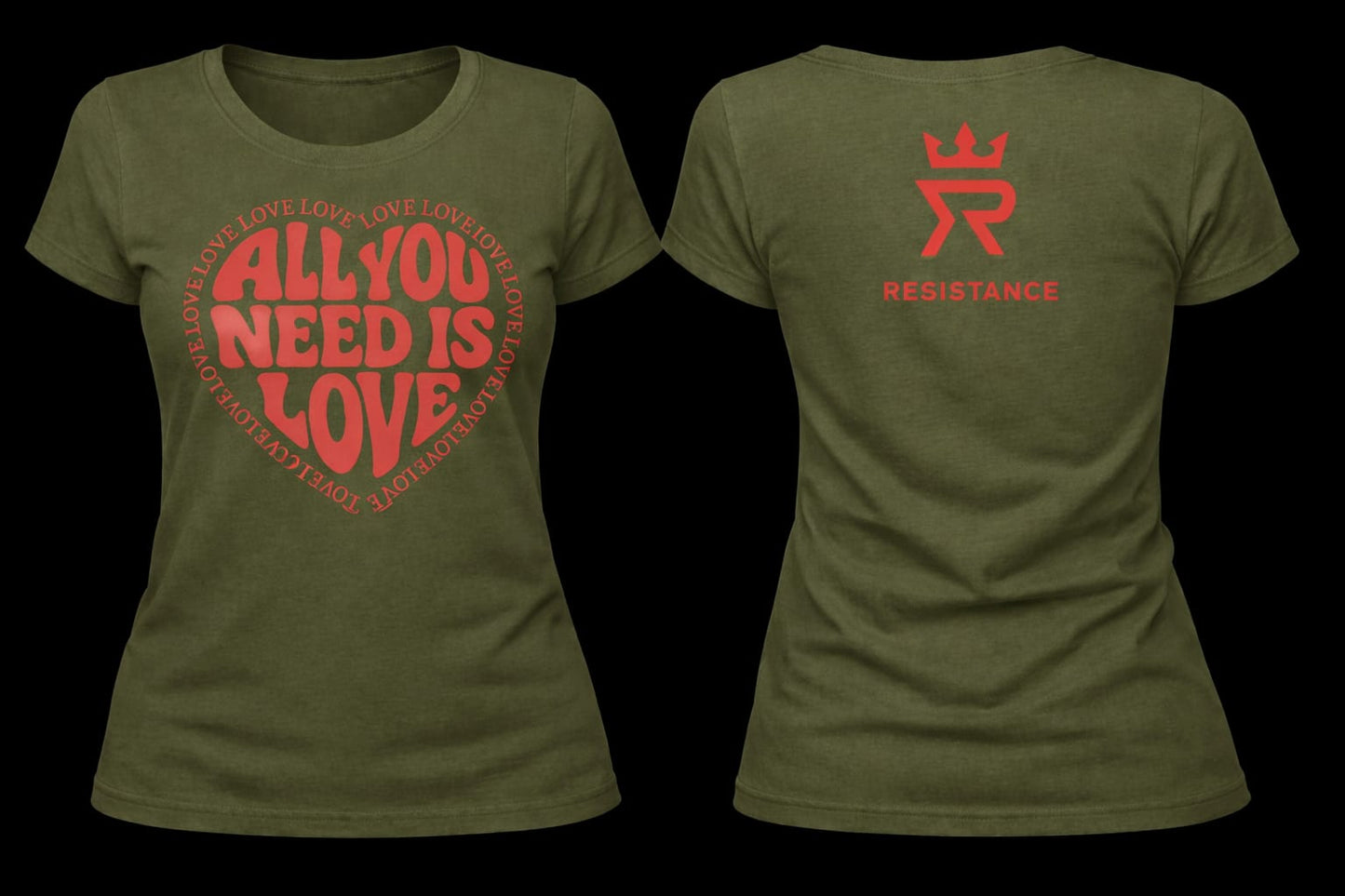 T SHIRT AMOR EN CADA LETRA