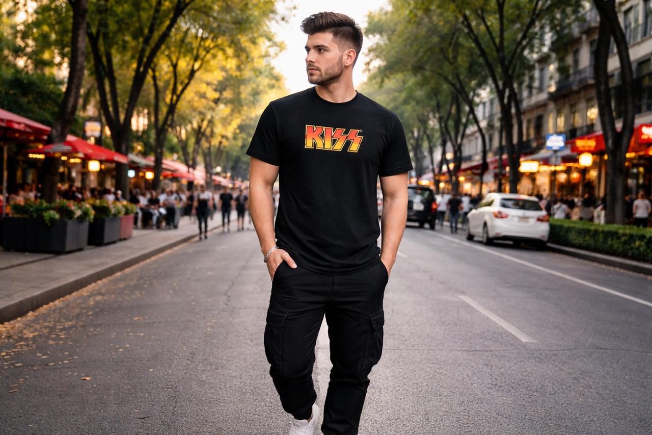 T SHIRT EMOJI KISS