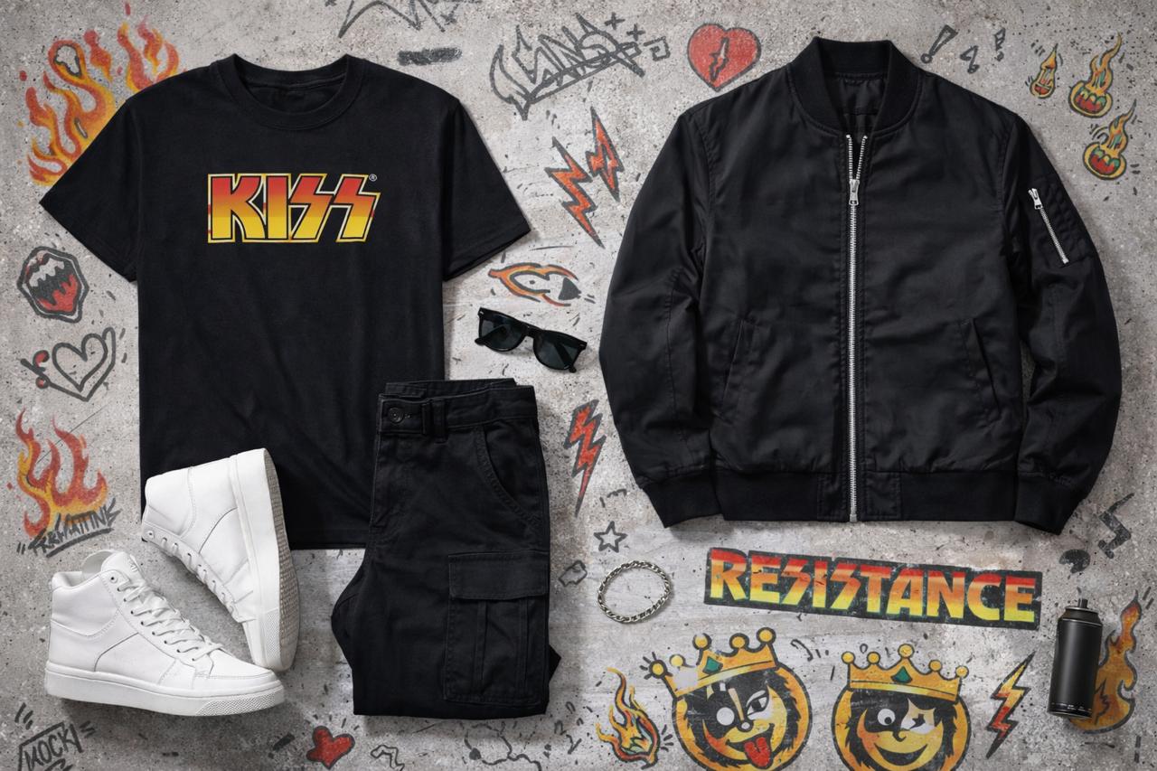 T SHIRT EMOJI KISS