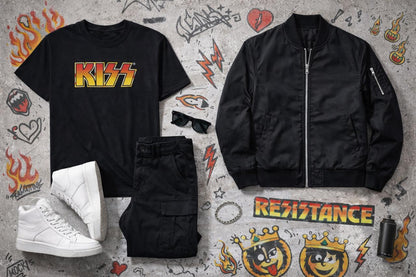 T SHIRT EMOJI KISS