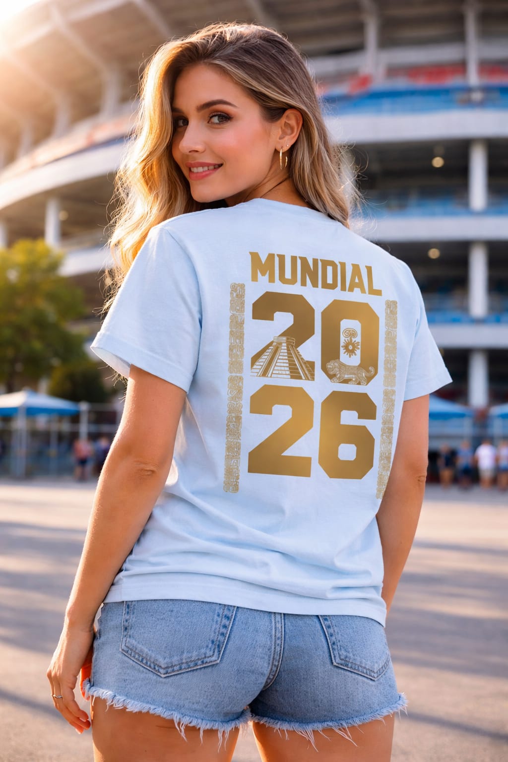 Playera Blanca Mundial Maya